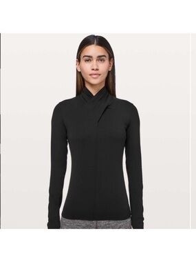 Lululemon Black Ethereal Long Sleeve Top